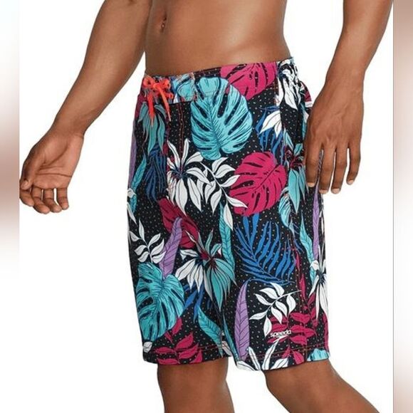 NWT Speedo UPF50 Tropical Bondi Board Short Swim Shorts Trunks Sizes M L - Picture 2 of 5